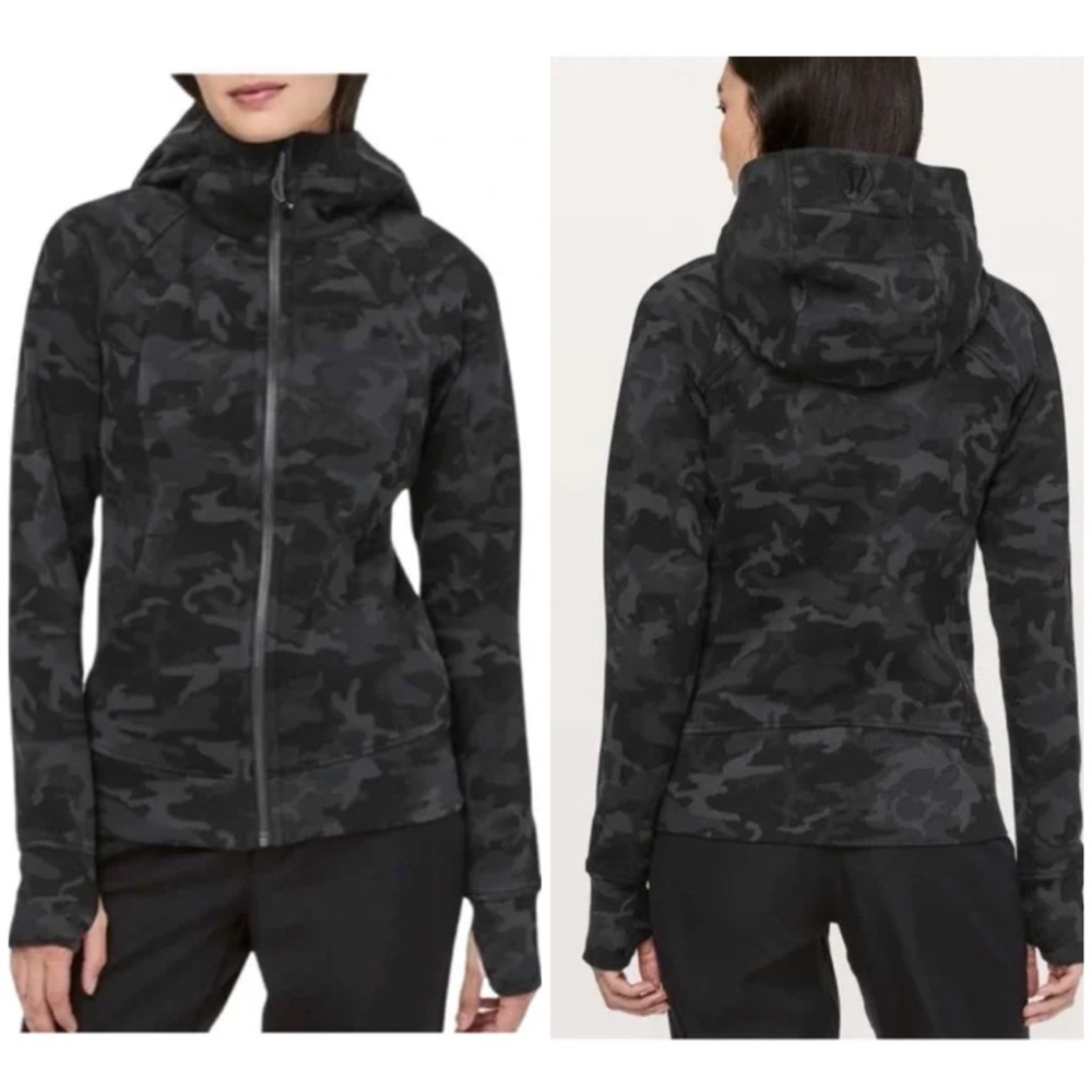 Lululemon Scuba Hoodie in Incognito Camo Multi Grey [1309]
